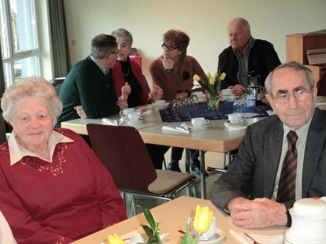 Eine Kaffeetafel fr unsere Jubilare